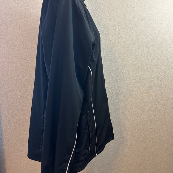 Men's Champion Black Zipper Jacket w/ Zipper Pockets | Size‎ L - Picture 2 of 10